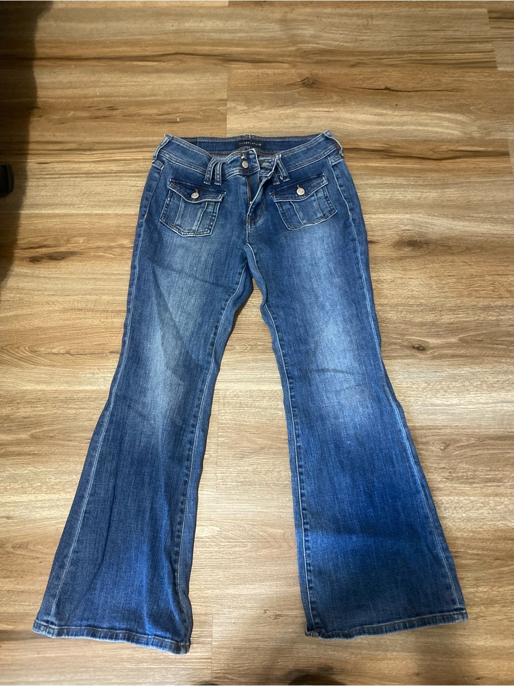 Aeropostale Women's Dark Blue Flare Jeans
